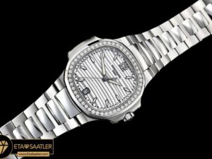 PP0271B - Patek Nautilus 33mm Diam SSSS White PF Miyota 9015 - 10.jpg